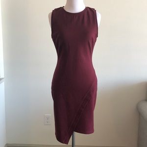 Maroon Sheath dress Small